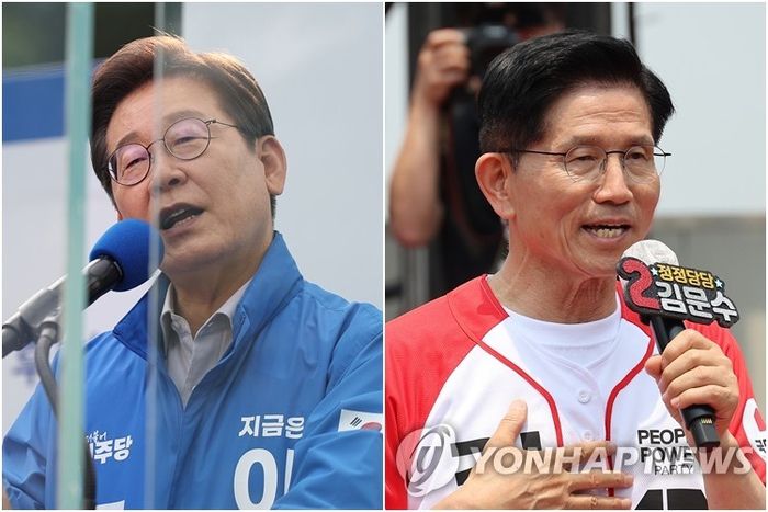 이재명 더불어민주당 대선후보와 김문수 국민의힘 대선후보. [사진출처 = 연합뉴스]