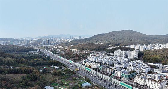 서울 서초구 서리풀지구 일대 전경