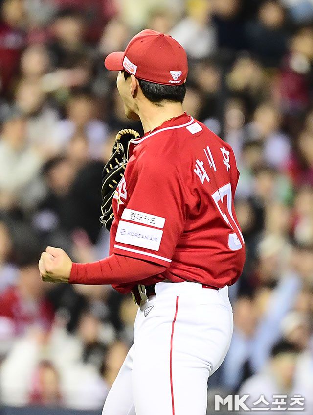 SSG 박시후는 29일 인천 NC전에서 데뷔 첫 승과 마주했다. 사진=김영구 기자