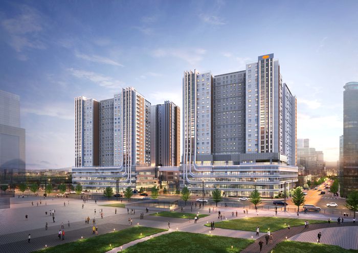 ‘e편한세상 동대구역 센텀스퀘어’ 투시도. DL이앤씨