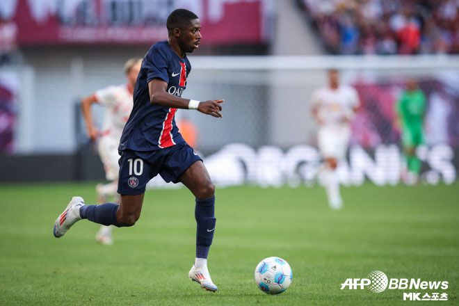 우스만 뎀벨레(28·파리 생제르맹)가 필승을 다짐했다. PSG는 6월 1일 독일 뮌헨 알리안츠 아레나에서 2024-25시즌 유럽축구연맹(UEFA) 챔피언스리그(UCL) 결승전 인터 밀란과의 맞대결을 벌인다. 결승전은 단판이다. 사진=AFPBBNews=News1