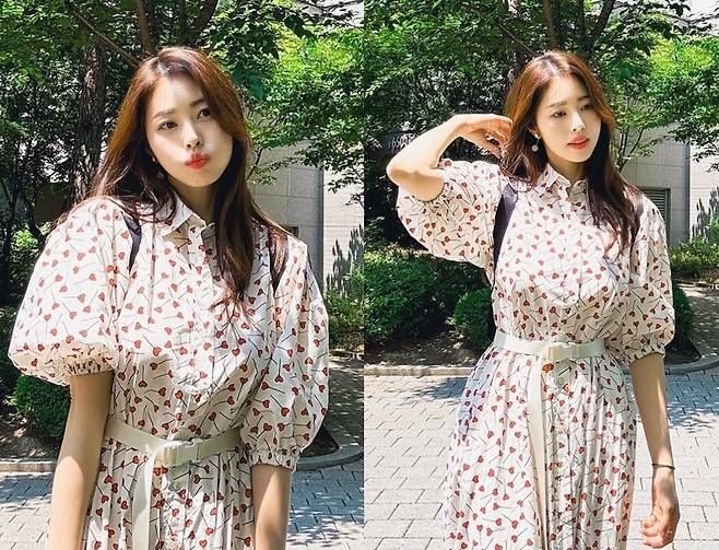 서동주가 여름 햇살보다 더 눈부신 러블리 스타일을 선보였다.사진=서동주 SNS