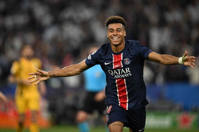 두에는 2골 1도움 맹활약하며 PSG의 창단 첫 챔피언스리그 우승을 이끌었다. 사진=AFP=연합뉴스