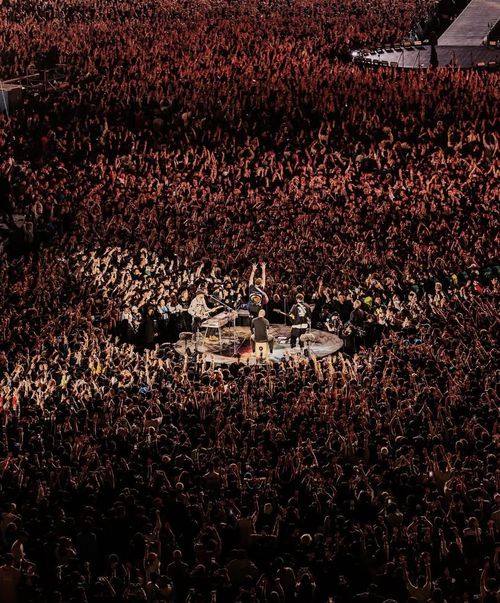 지난 4월 경기도 고양종합운동장에서 열린 콜드플레이 내한 공연 [사진 = 콜드플레이 인스타그램]