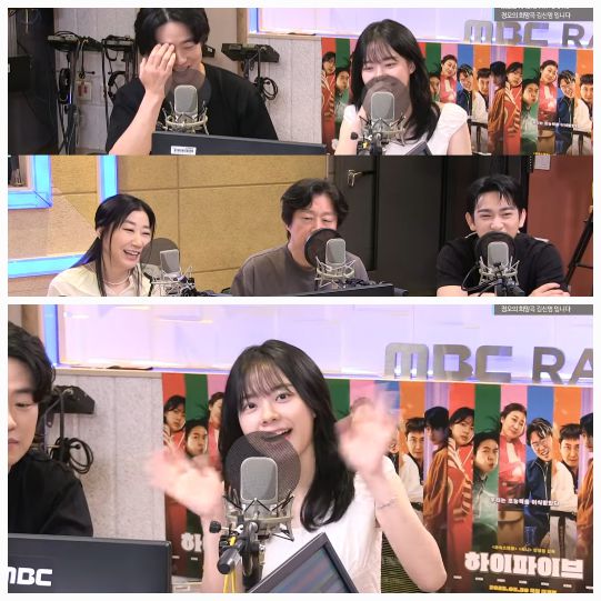 라미란은 영화 ‘하이파이브’를 통해 예뻐지는 초능력을 가진 선녀 캐릭터로 스크린에 복귀하며, 김신영은 방송과 다이어트 성공 이후의 건강한 라이프를 전하고 있다.사진=MBC 라디오