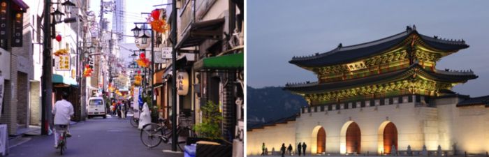 (좌) 일본 (우) 한국 / 사진=pexles