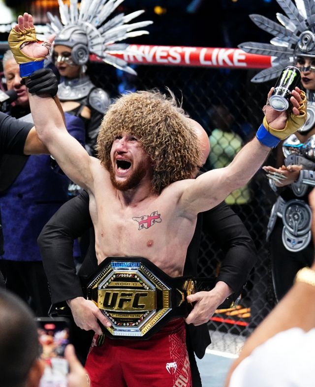 UFC 밴텀급 챔피언 ‘머신’ 메랍 드발리쉬빌리가 ‘슈가’ 션 오말리를 상대로 2차 방어전을 치른다. 사진=UFC 제공