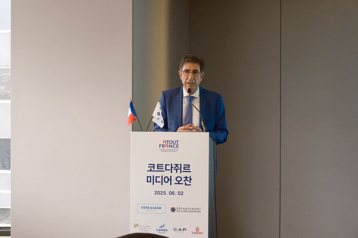 샤를 앙주 지네시 알프마리팀 주 의회 의장 / 사진=프랑스 관광청
