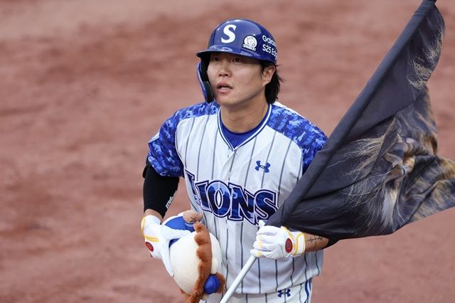 7일 대구 NC전에서 시즌 마수걸이 홈런을 신고한 류지혁. 사진=삼성 제공