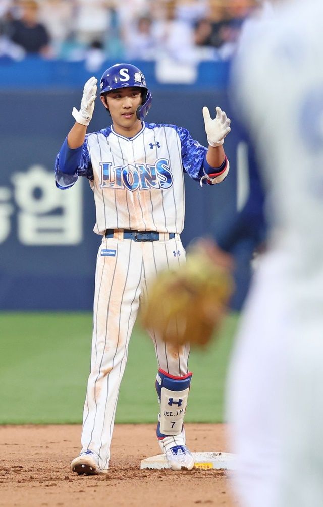 삼성 이재현은 7일 대구 NC전에서 타점을 올렸다. 사진=삼성 제공