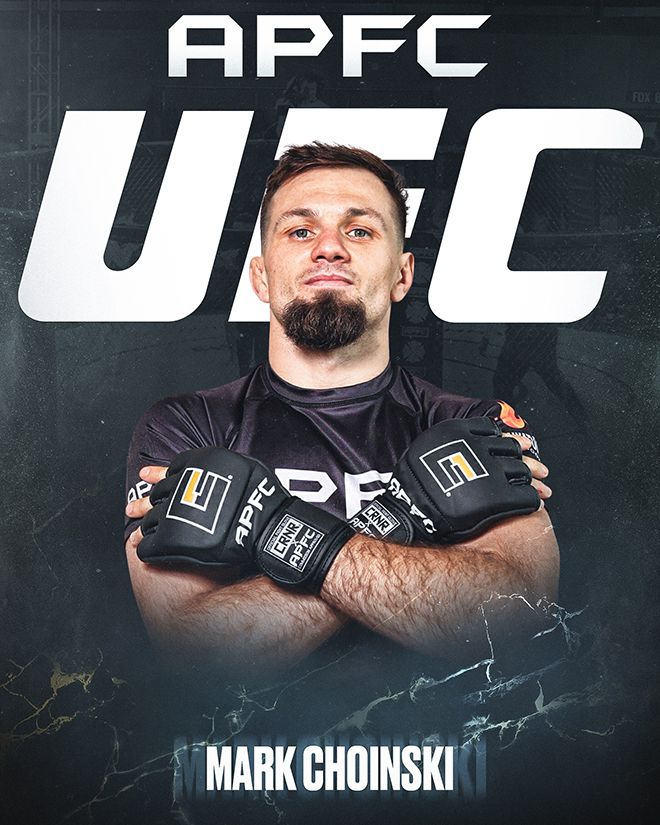 마크 초인스키는 제6대 UFC 라이트급 챔피언 앤서니 페티스가 만든 미국 종합격투기 단체 APFC 라이트급 챔피언 등극 및 타이틀 1차 방어 성공을 발판 삼아 메이저대회로 진출했다. 사진=Anthony Pettis FC