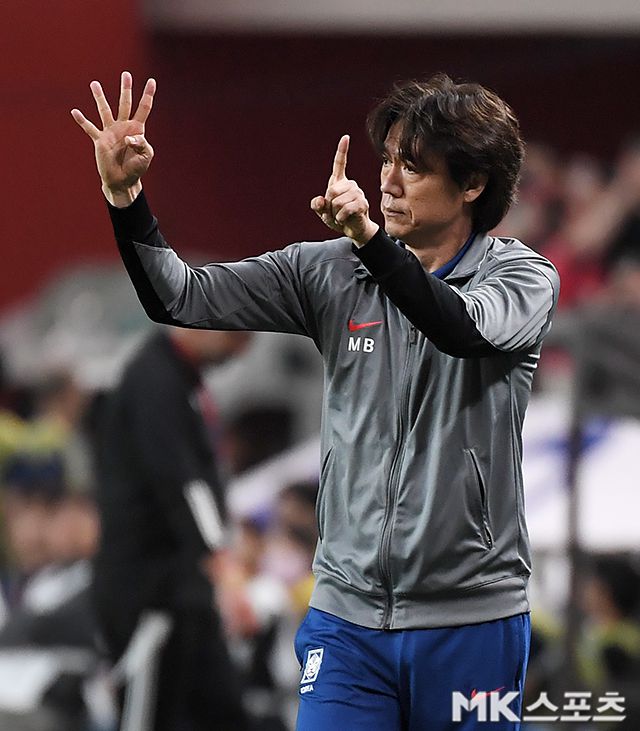 대한민국 축구국가대표팀 ‘보스’ 홍명보 감독. 사진=천정환 기자