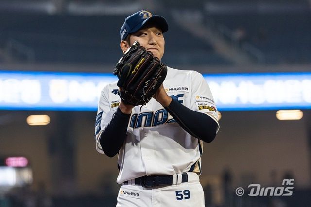 17일 전역하고 복귀하는 구창모. 사진=NC 제공