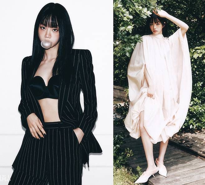 혜리가 풍선껌 하나로도 화보를 완성했다.사진= 매거진 ‘F 풍상지’