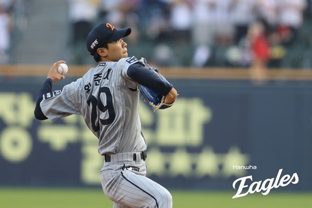 13일 대전 LG전에 선발 등판하는 황준서. 사진=한화 제공