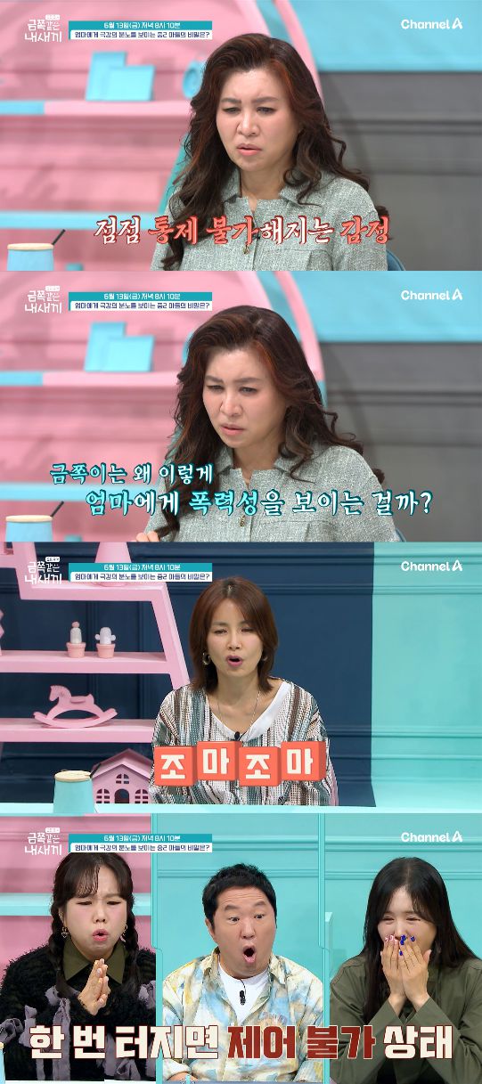 ‘엄마에게 극강의 분노를 보이는 중2 아들의 비밀은?’의 사연이 공개된다.사진=채널A 제공