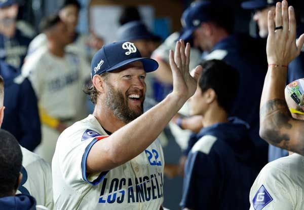 커쇼는 이날 7이닝 무실점 호투했다. 사진= Getty Images/AFP= 연합뉴스 제공