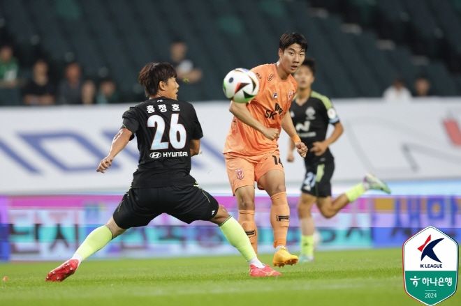 대전하나시티즌 공격의 한 축을 담당할 서진수. 사진=한국프로축구연맹