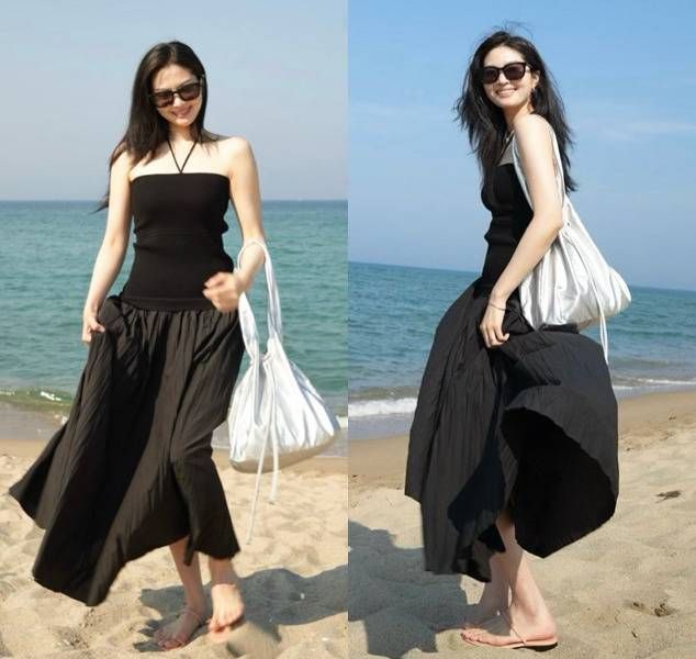 신화 전진의 아내 류이서가 16일 인스타그램에 청량한 여름 해변 사진을 게재했다.사진=류이서 SNS