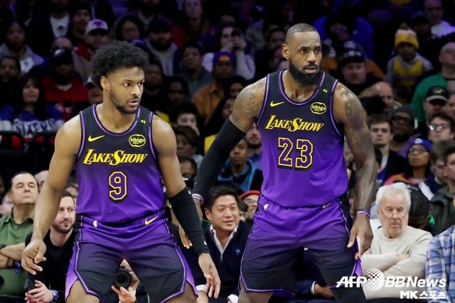 브로니를 향한 NBA 독설가의 비판, ‘르버지’ 르브론은 참지 못했다. 사진=AFPBBNews=News1