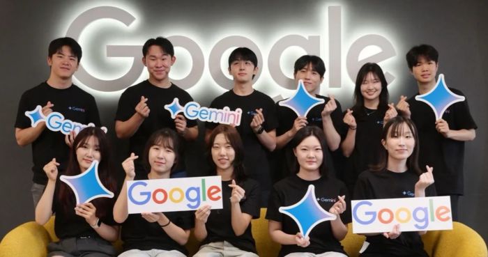 구글 제미나이 챌린지에 참여한 학생들. [사진 = 구글코리아]