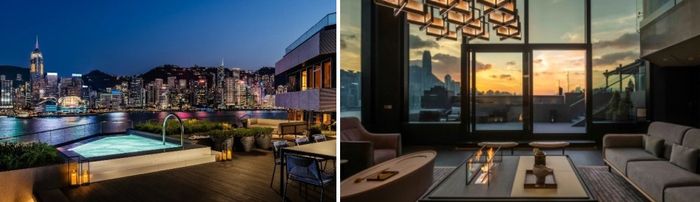 리젠트 홍콩 CEO 스위트(왼쪽)와 시그니쳐 스위트(오른쪽) / 사진=리젠트 홍콩 홈페이지