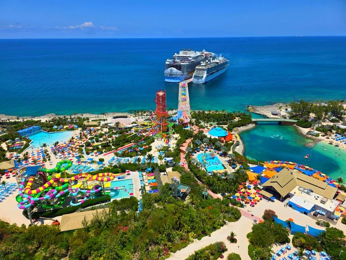 계류식 헬륨기구에서 내려다 본 코코케이섬 전경 / 사진=김혜성 여행+ 기자