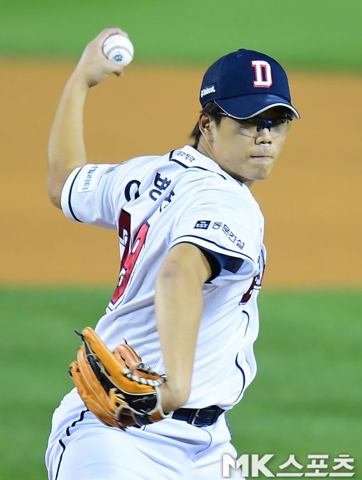 21일 LG전에서 쾌투한 이병헌. 사진=김재현 기자