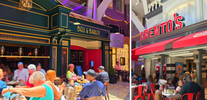 크루즈 내 식당과 카페를 이용하는 탑승객들 / 사진=김혜성 여행+ ㄱ지ㅏ