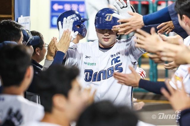 김형준은 25일 창원 롯데전에서 홈런포를 가동했다. 사진=NC 제공