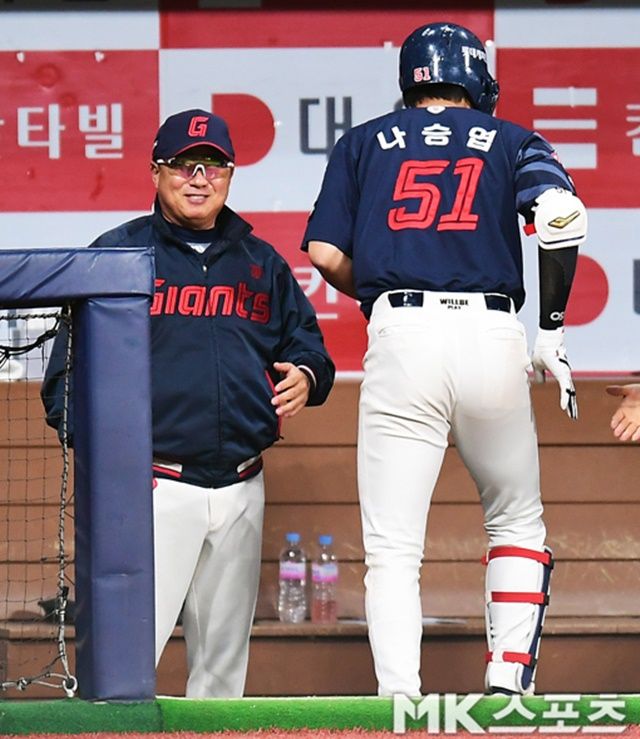 나승엽은 26일 창원 NC전에서 결승포를 쳤다. 사진=김재현 기자