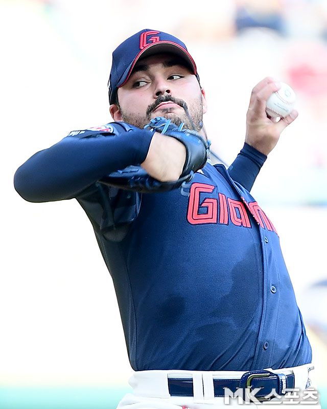 감보아는 26일 창원 NC전에서 승리를 챙겼다. 사진=김영구 기자