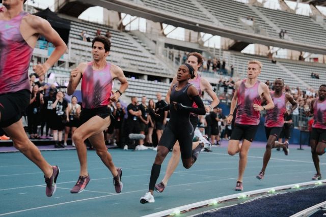 키피에곤은 “올림픽 금메달 3개와 세계선수권 4회 우승을 이룬 뒤, 저는 저만의 유산을 더 이어가고 싶었다”며 “이전의 기록을 넘어서며 세상에 보여주고 싶었던 것이 바로 이것이다. 조금 더 빠른 시간은 항상 존재한다. 저의 ‘브레이킹 4’ 여정이 다음 세대에게 불가능하다고 여겨졌던 것, 그 너머를 바라보게 하는 계기가 되기를 바란다. 용기를 내어 도전한다면 무엇이든 가능하니까”라고 말했다. 사진=나이키 제공