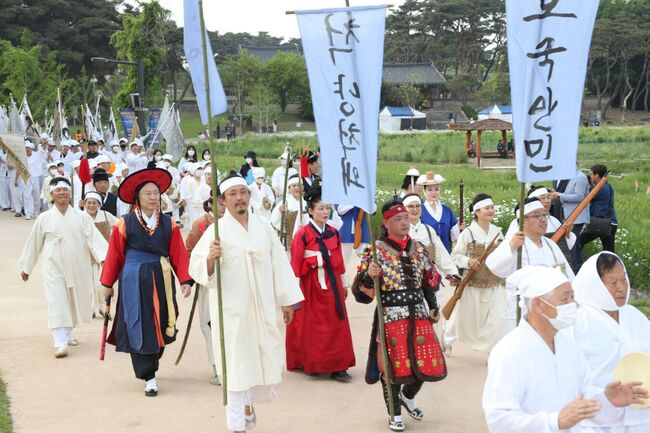 지난 5월 전북 정읍에서 열린 제58회 동학농민혁명 기념제 [사진 = 정읍시]