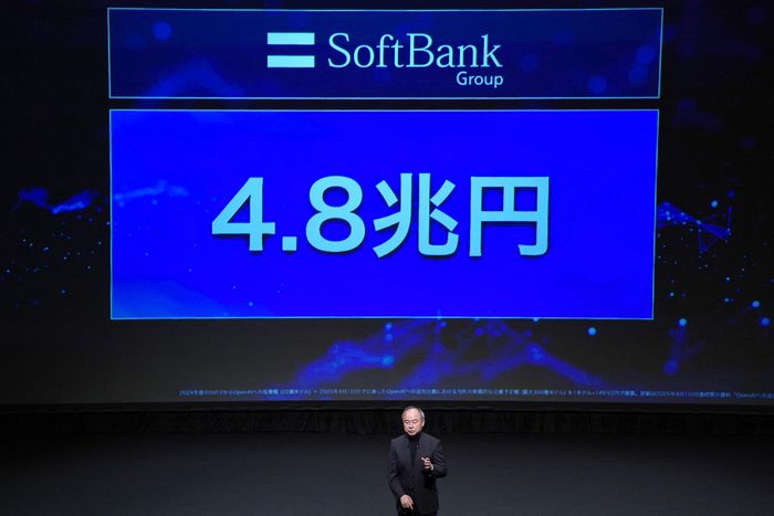 오픈AI에 4조8000억엔의 투자 계획을 밝힌 손정의 소프트뱅크그룹 회장. [AFP = 연합뉴스]