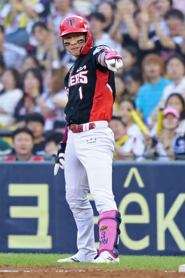 박찬호는 29일 잠실 LG전에서 적시타를 쳤다. 사진=KIA 제공