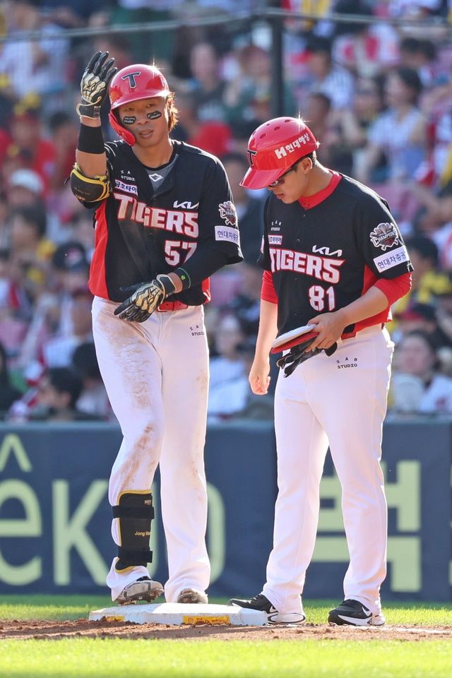 29일 잠실 LG전에서 큰 존재감을 뽐낸 고종욱. 사진=KIA 제공