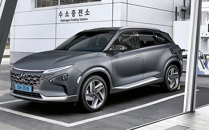 넥쏘 충전 장면 [사진출처=현대차]