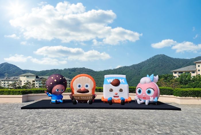 브레드 이발소 포토존 / 사진=오크밸리