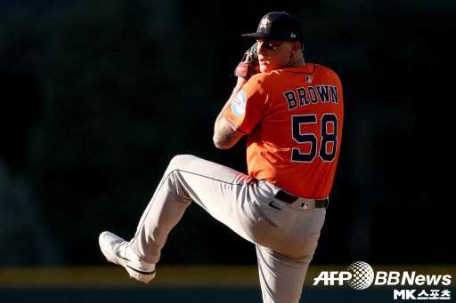 헌터 브라운은 이달의 투수에 뽑혔다. 사진=ⓒAFPBBNews = News1