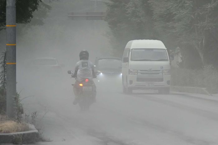 화산재로 덮인 도시. [사진 = 373news]