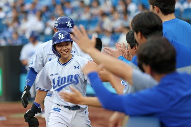 김지찬은 5일 대구 LG전에서 결승타의 주인공이 됐다. 사진=삼성 제공