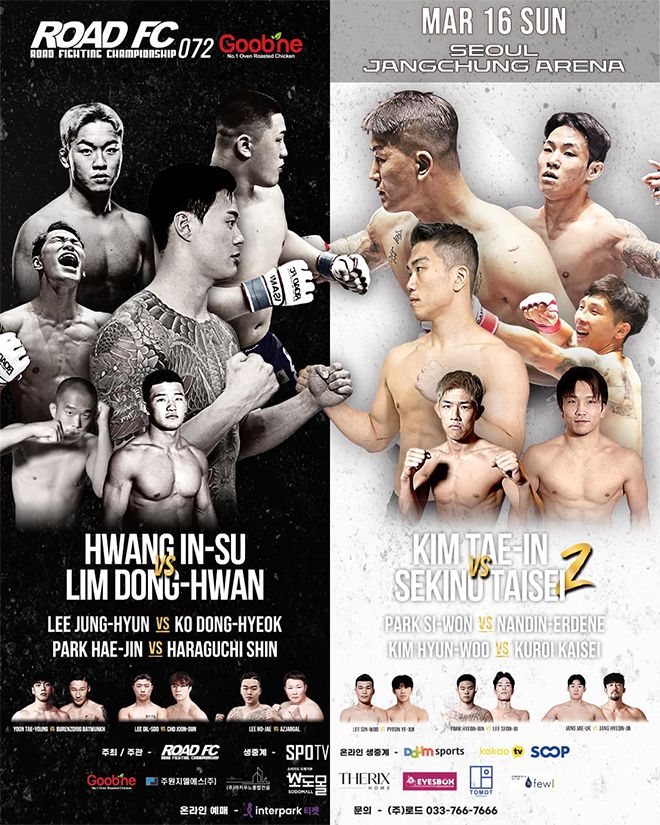 서울특별시 중구 장충체육관 2025년 3월 로드FC 72 홍보 이미지. 사진=세계격투스포츠협회