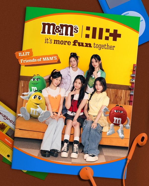 그룹 아일릿(ILLIT)이 글로벌 초콜릿 브랜드 M&M’S(엠앤엠즈)의 아시아 앰버서더로 발탁됐다고 소속사 빌리프랩이 10일 밝혔다.