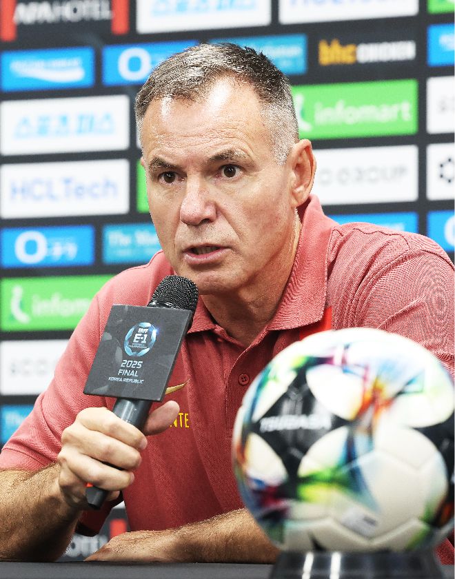 중국 여자 축구 대표팀 밀리치 감독. 사진=연합뉴스