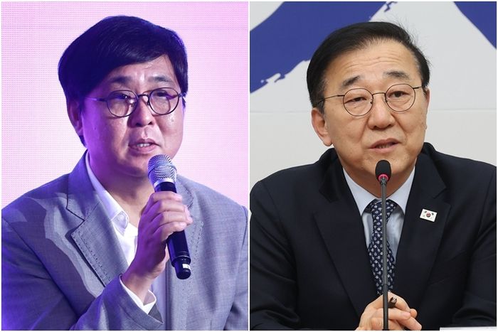 문체장관 최휘영(왼쪽)·국토장관 김윤덕 후보자 [사진 출처 = 연합뉴스]