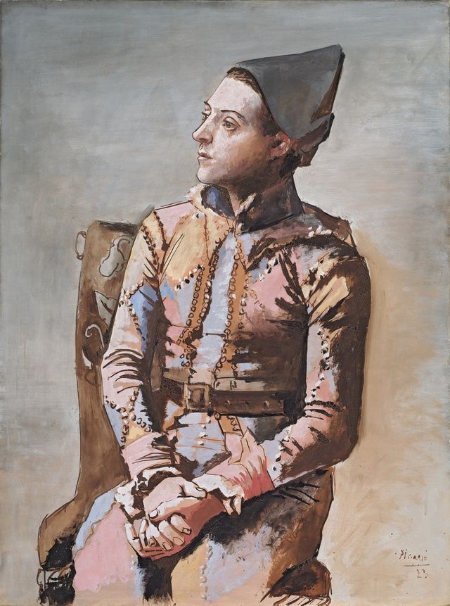Pablo Picasso [Seated Harlequin], 1923 ©Kunstmuseum Basel
