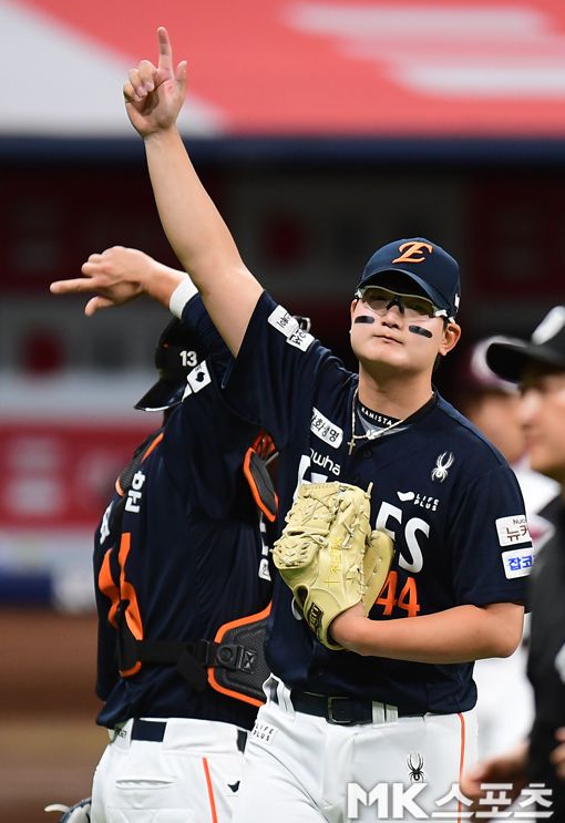 한화의 마무리 투수로 자리매김한 김서현. 사진=김재현 기자