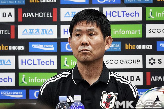 일본 축구 대표팀 모리야스 하지메 감독. 사진=이근승 기자
