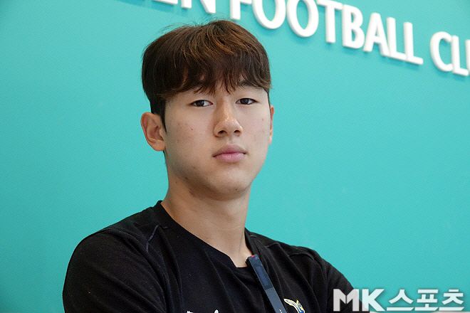 6월 16일 대전하나시티즌 클럽하우스에서 ‘MK스포츠’와의 인터뷰를 진행했었던 윤도영. 사진=이근승 기자